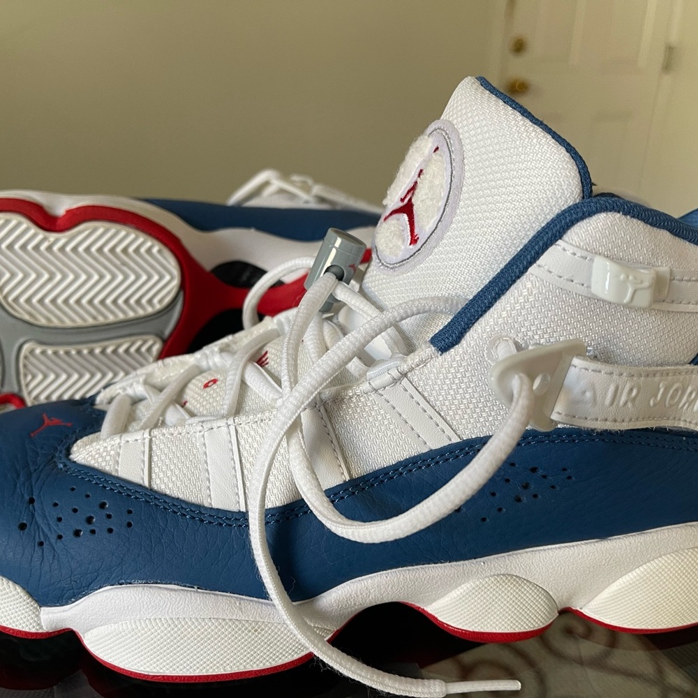 Air Jordan Blue and White Sneakers NEW